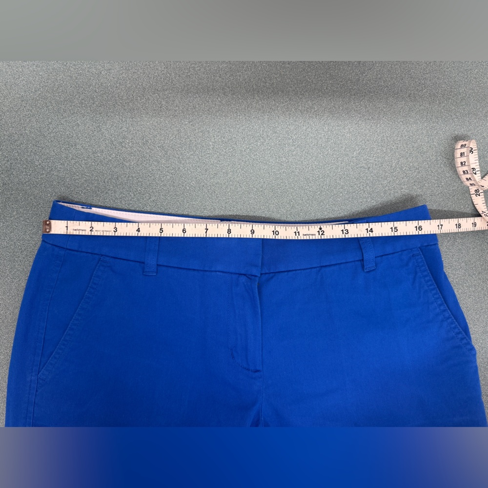 J. Crew Chino Shorts Women’s 8 Blue - Picture 8 of 8